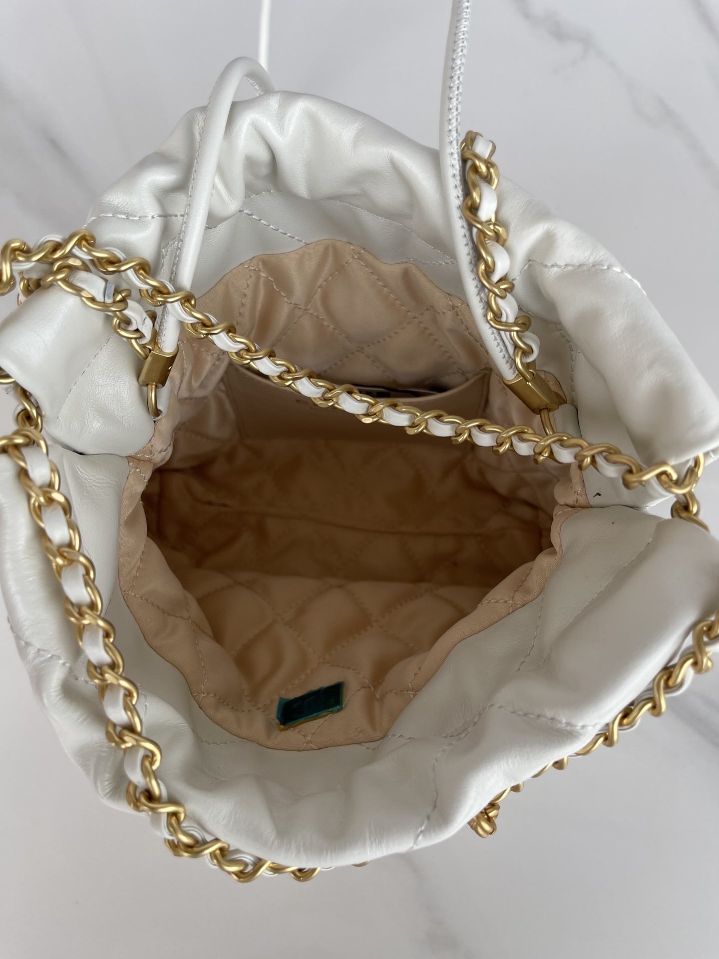 CHANEL 22 Mini Handbag White