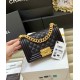 CHANEL Small Boy Handbag Black & Gold-tone Metal