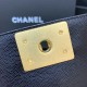 CHANEL Small Boy Handbag Black & Gold-tone Metal