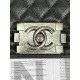 CHANEL Boy Handbag Black & Ruthenium-Finish Metal