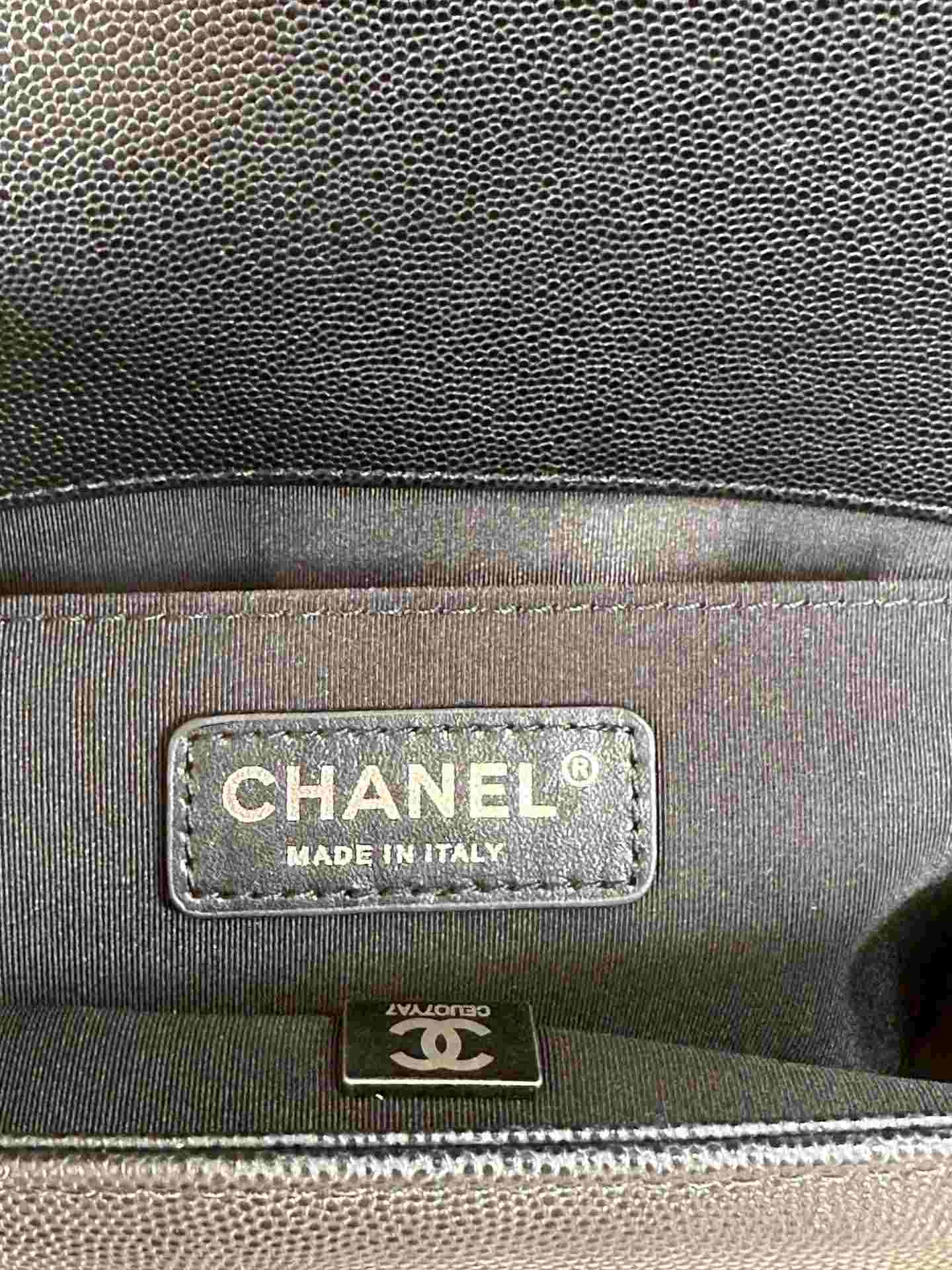 CHANEL Boy Handbag Black & Ruthenium-Finish Metal