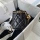 CHANEL Golden Ball Makeup Box Black