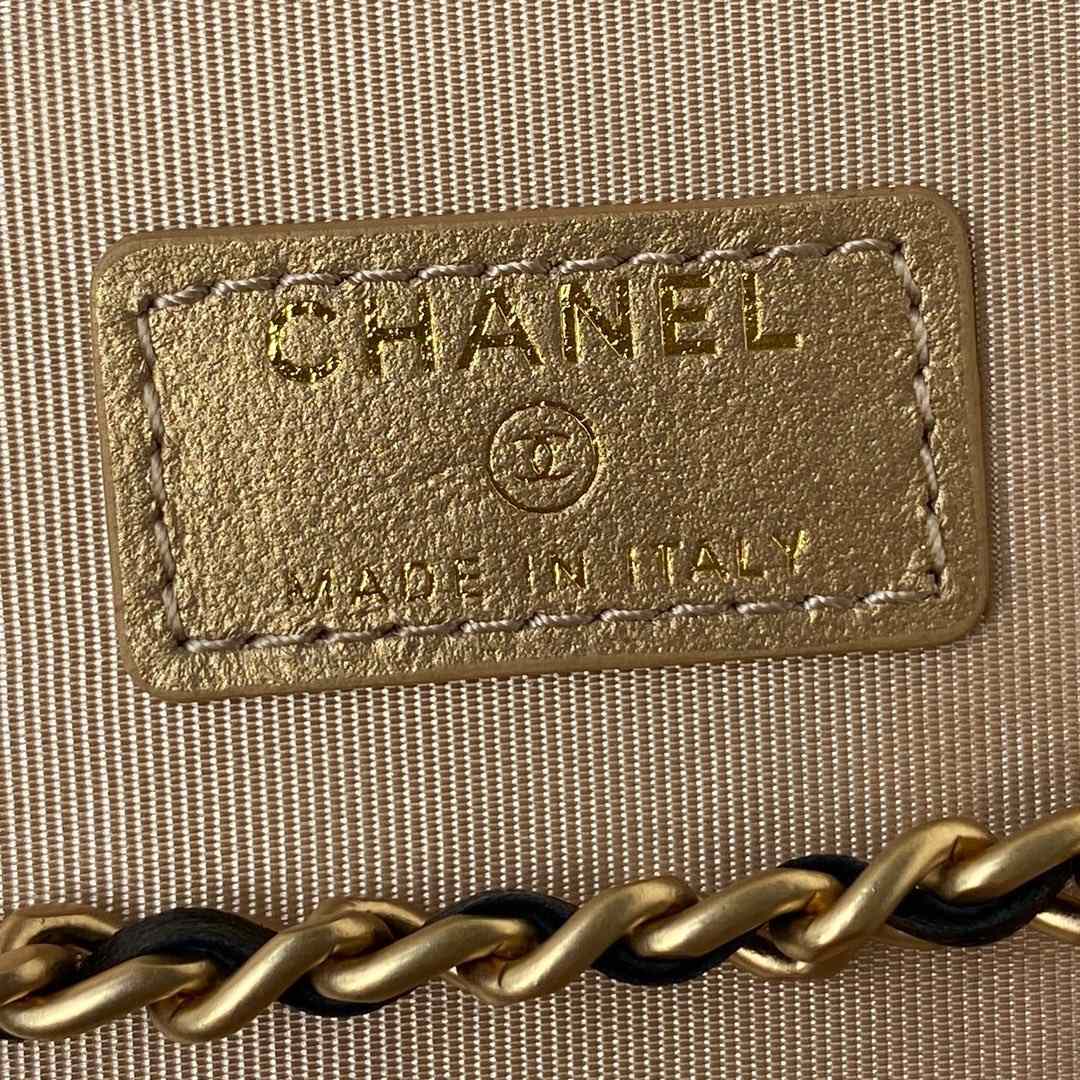 CHANEL Golden Ball Makeup Box Black