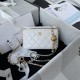 CHANEL Golden Ball Makeup Box White