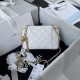 CHANEL Golden Ball Makeup Box White