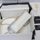 CHANEL Perfect Fit Mini Flap Handbag White