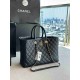 CAHNEL Shopping Tote Bag Black