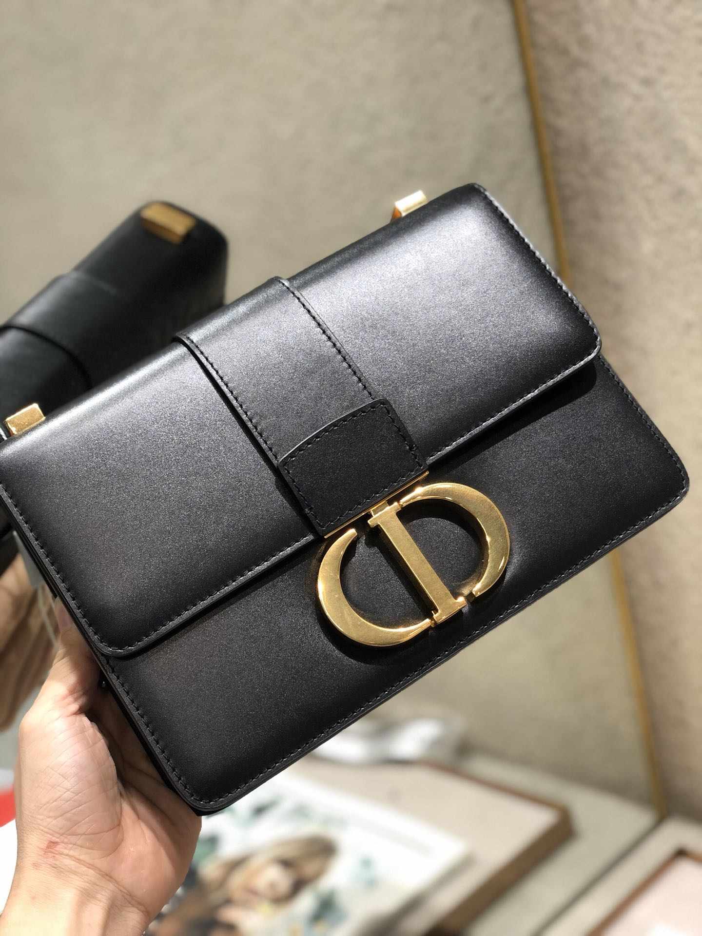 DIOR 30 Montaigne Bag Black