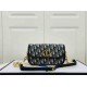 DIOR 30 Montaigne Avenue Bag Blue Dior Oblique Jacquard