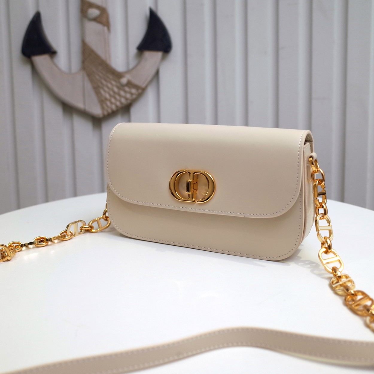 DIOR 30 Montaigne Avenue Bag Dusty Ivory