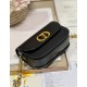 DIOR Small 30 Montaigne Avenue Bag Black