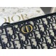 DIOR 30 Montaigne Dea Pouch Blue Dior Oblique Jacquard