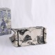 DIOR Small Book Tote Latte and Black Toile de Jouy Zodiac Embroidery 