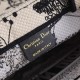 DIOR Small Book Tote Latte and Black Toile de Jouy Zodiac Embroidery 