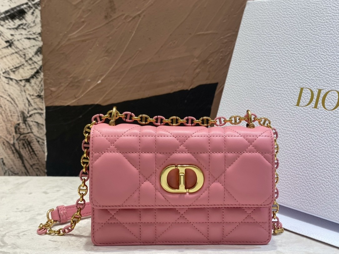 DIOR Miss Caro Mini Bag Melocoton Pink