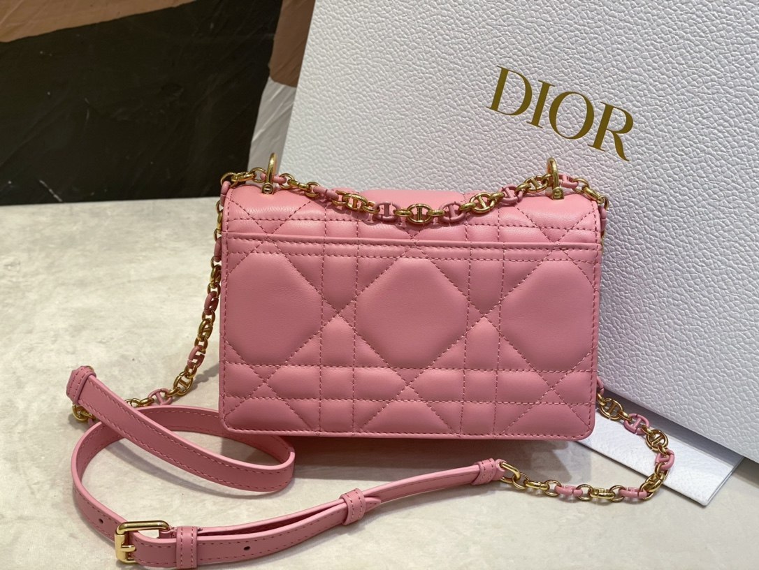 DIOR Miss Caro Mini Bag Melocoton Pink