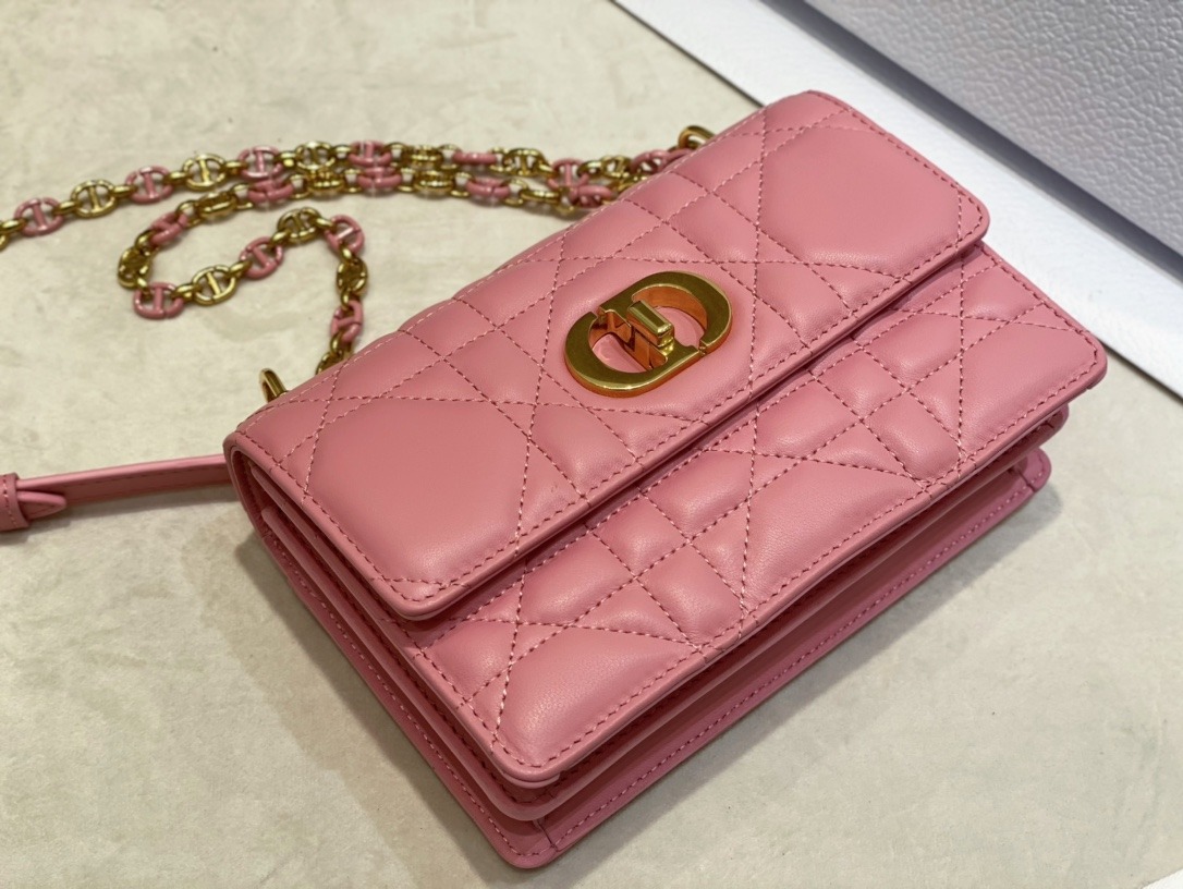 DIOR Miss Caro Mini Bag Melocoton Pink