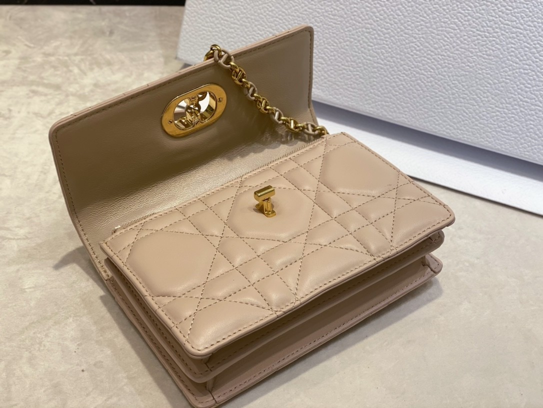 DIOR Miss Caro Mini Bag Caramel Beige