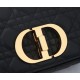 DIOR Small Dior Caro Bag Black 