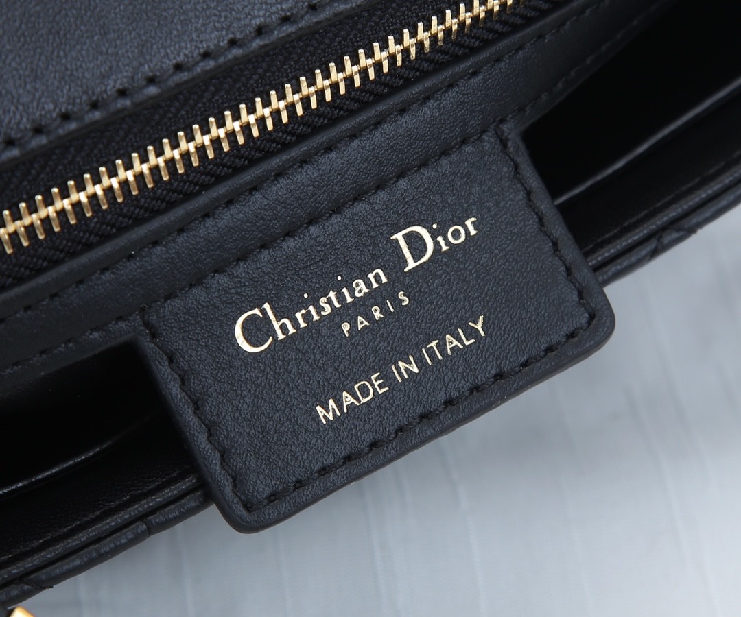 DIOR Small Dior Caro Bag Black 