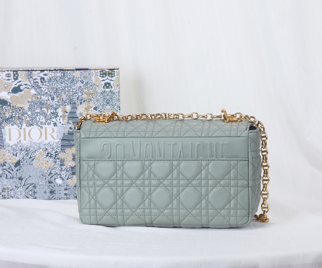 DIOR Medium Dior Caro Bag Stone Gary