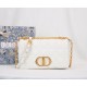 DIOR Medium Dior Caro Bag White