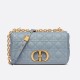 DIOR Medium Dior Caro Bag Cloud Blue