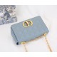 DIOR Medium Dior Caro Bag Cloud Blue