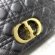 DIOR Large Dior Caro Bag Black 