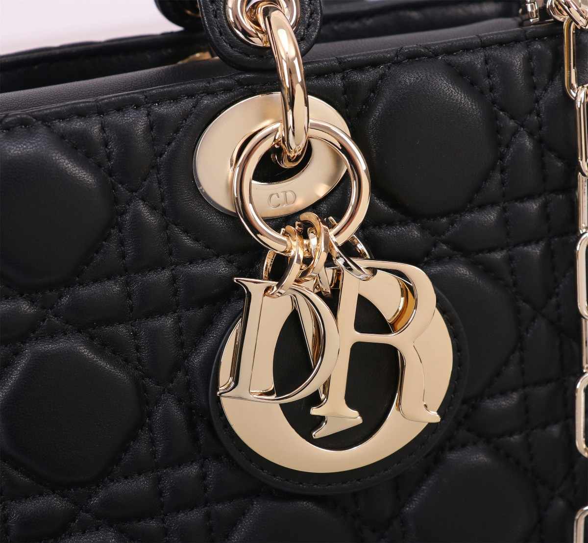 DIOR Medium Lady D-Joy Bag Black