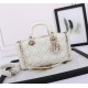 DIOR Medium Lady D-Joy Bag Latte