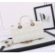 DIOR Medium Lady D-Joy Bag Latte