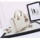 DIOR Medium Lady D-Joy Bag Latte