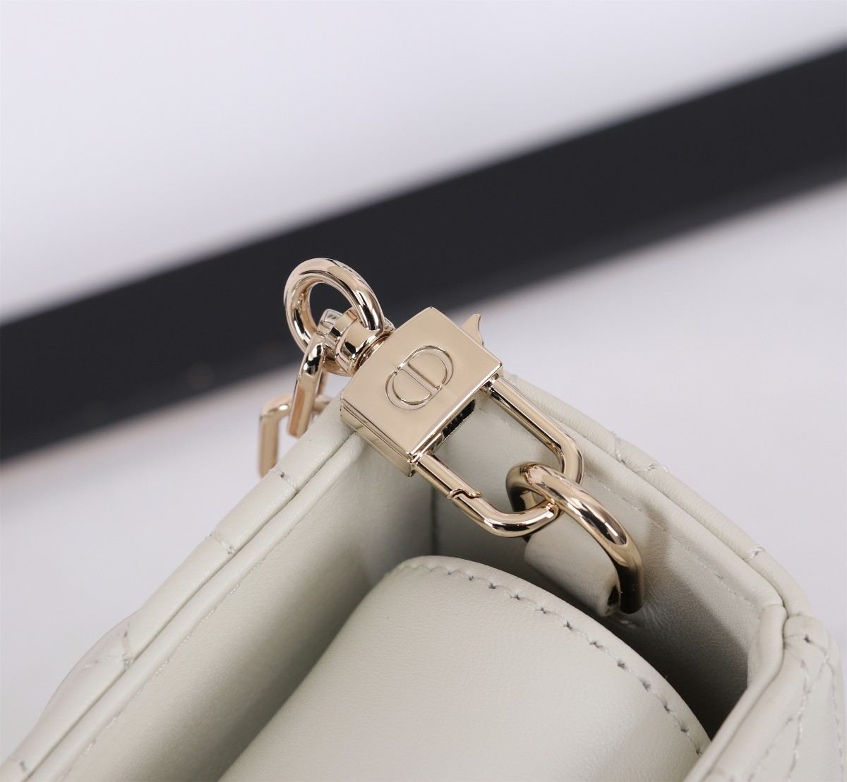 DIOR Medium Lady D-Joy Bag Latte