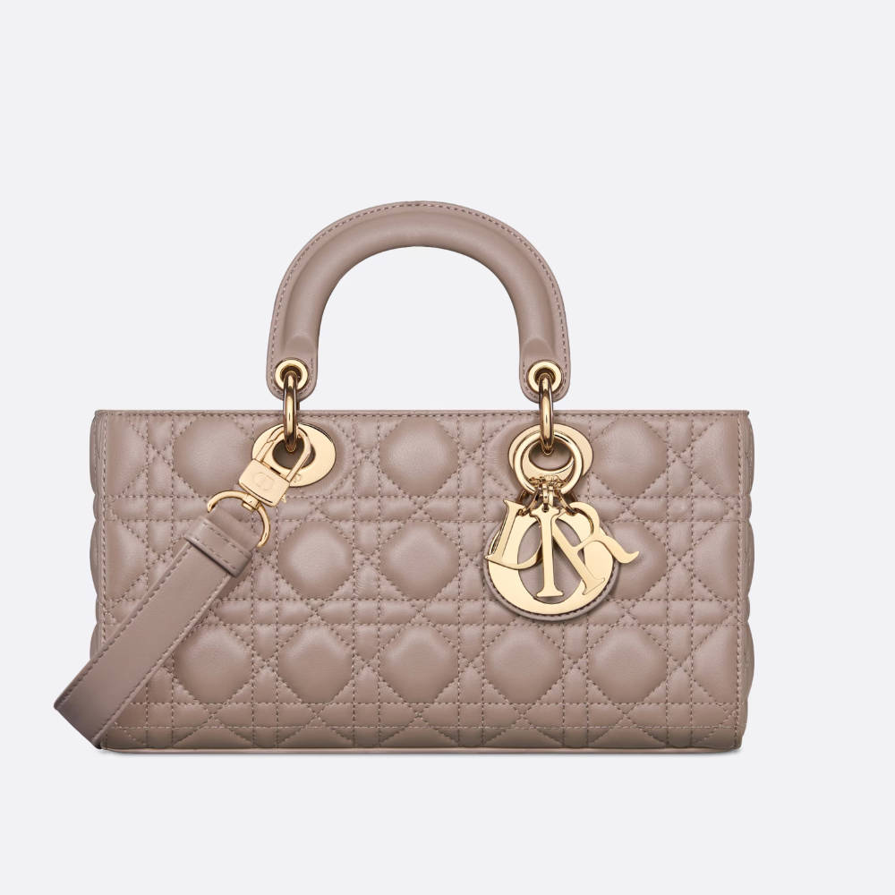 DIOR Medium Lady D-Joy Bag Warm Taupe