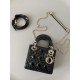 DIOR Mini Lady Dior Bag Black Patent 