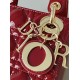 DIOR Mini Lady Dior Bag Cherry Red Patent