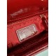 DIOR Mini Lady Dior Bag Cherry Red Patent