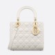 DIOR Medium Lady Dior Bag Latte