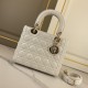 DIOR Medium Lady Dior Bag Latte