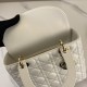 DIOR Medium Lady Dior Bag Latte