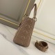 DIOR Medium Lady Dior Bag Warm Taupe