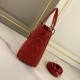 DIOR Medium Lady Dior Bag Amaryllis Red