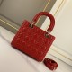 DIOR Medium Lady Dior Bag Amaryllis Red