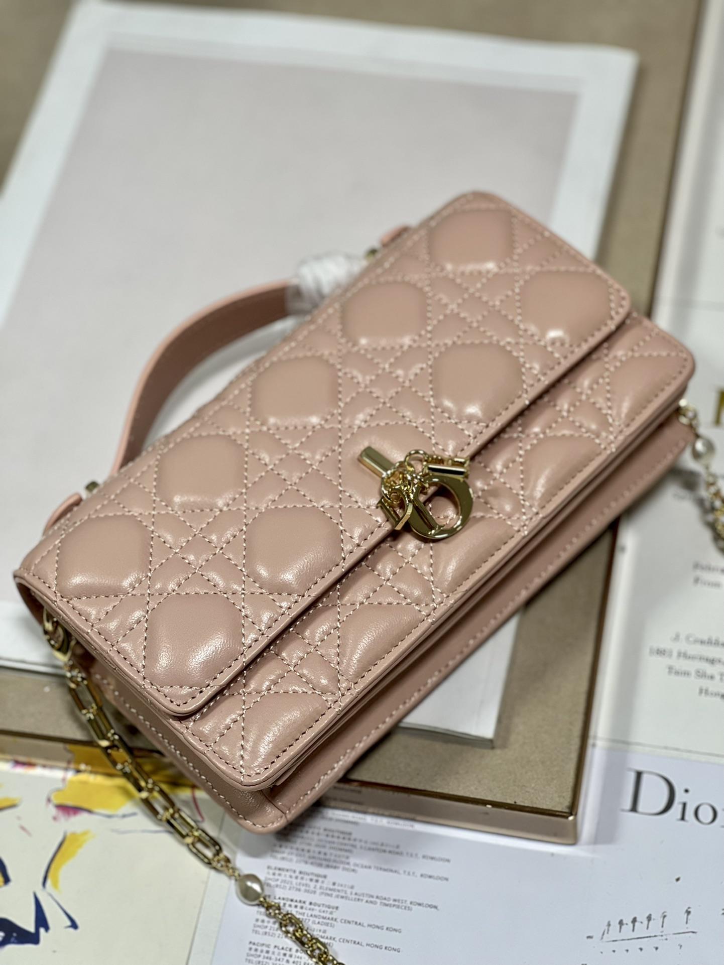 DIOR My Dior Mini BagMy Dior Anitque Pink