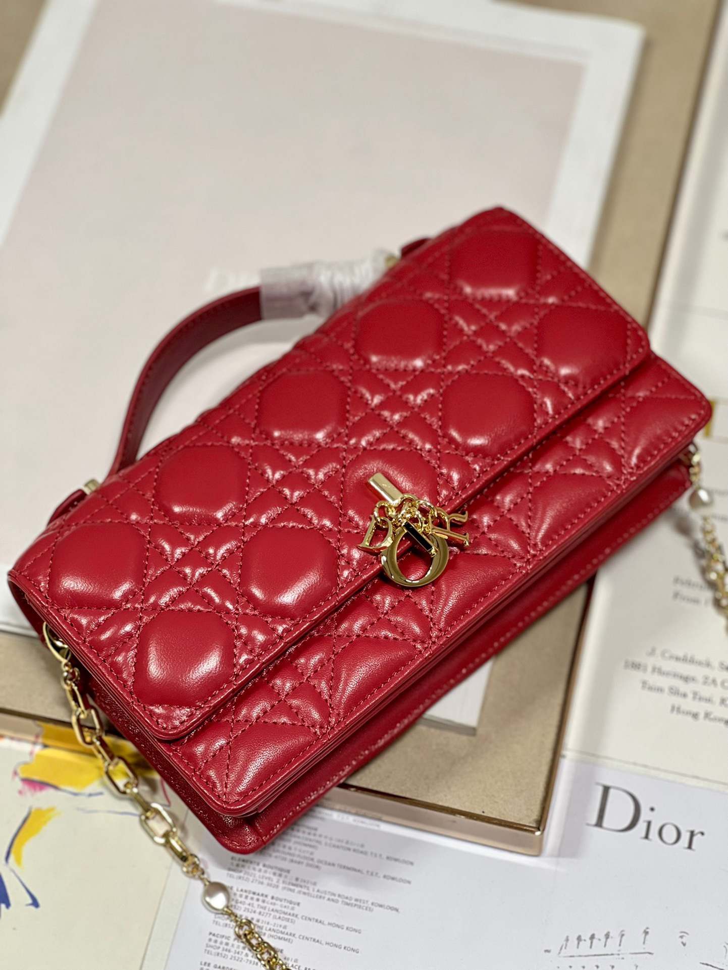 DIOR My Dior Mini BagMy Dior Red