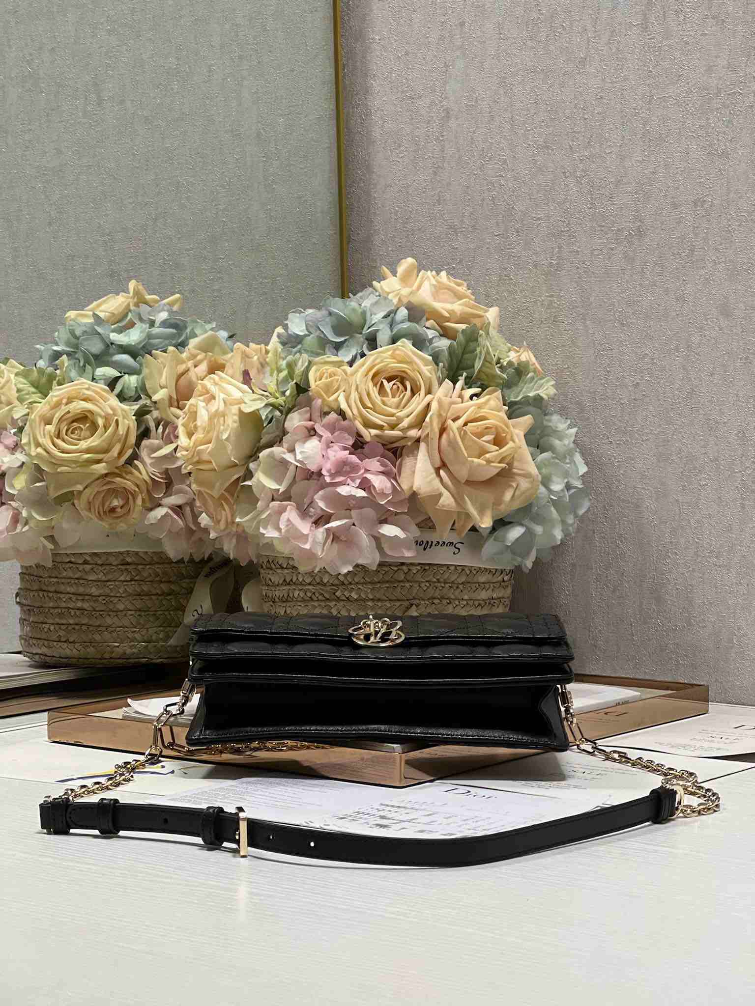 DIOR My Dior Top Handle Bag Black