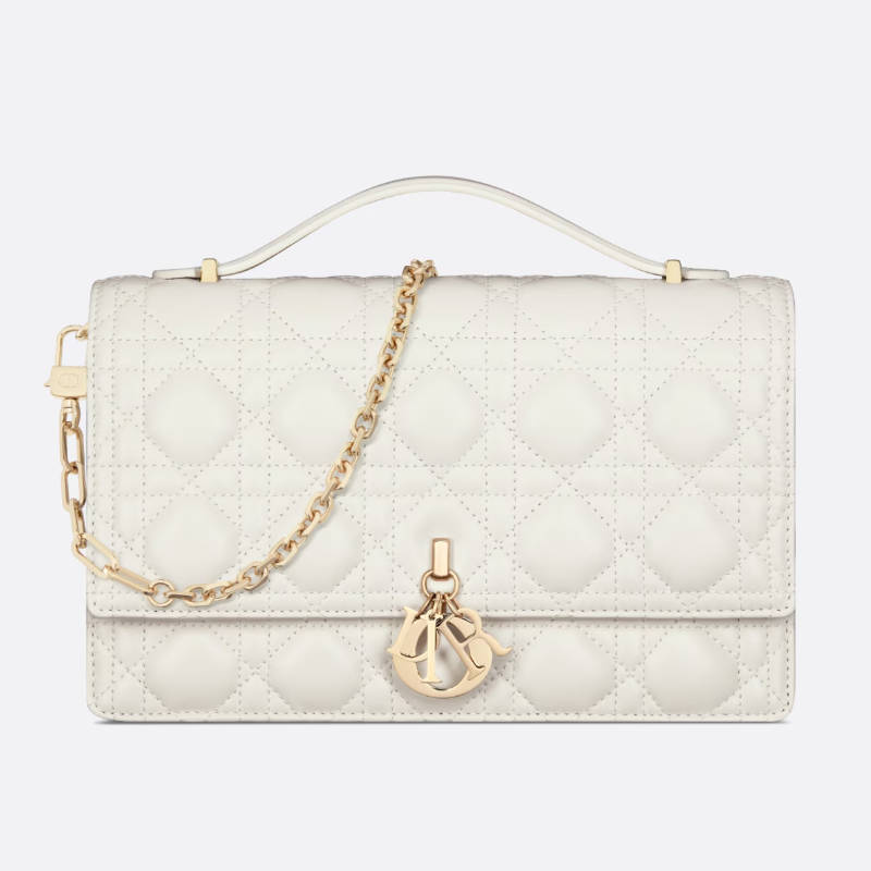 DIOR My Dior Top Handle Bag Latte