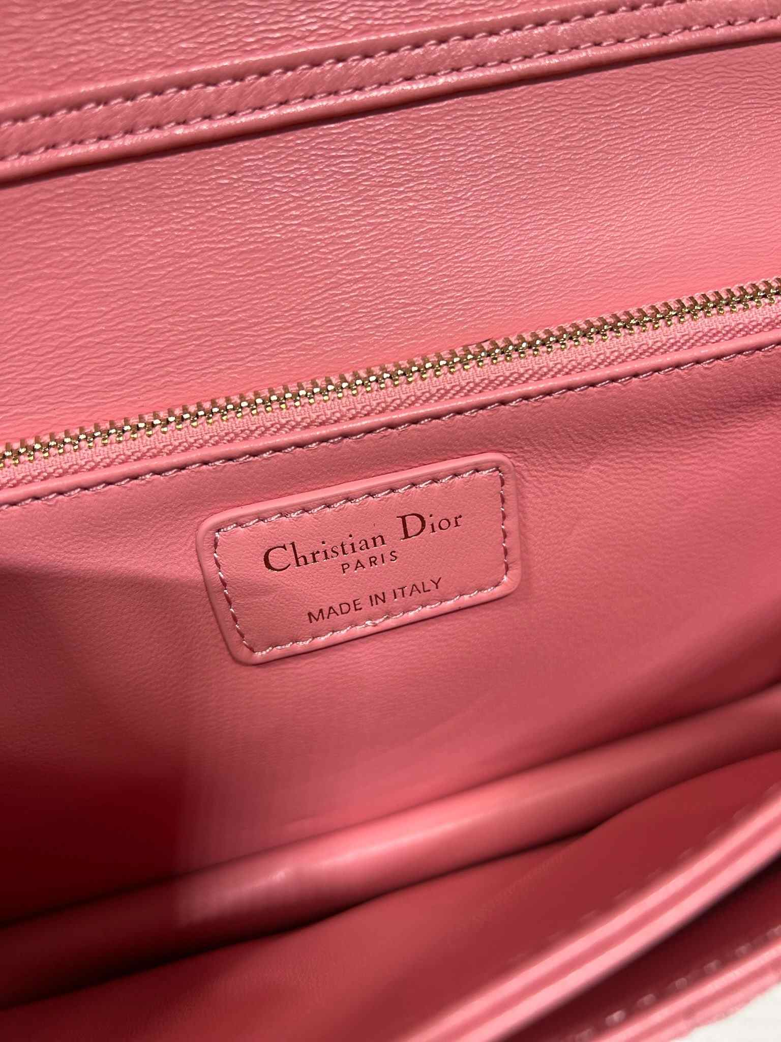 DIOR My Dior Top Handle Bag Melocoton Pink