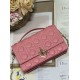 DIOR My Dior Top Handle Bag Melocoton Pink